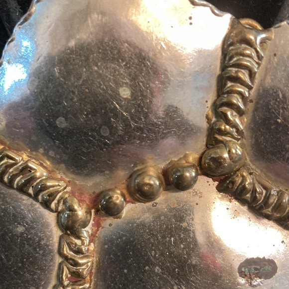 Hand made metal beaded pendant - Picture 3 of 6